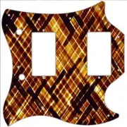 SG Standard Pickguard Custom Gibson Graphical Guitar Scratch Plate Amber Bamboo