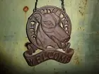 Cast Iron Welcome Dog Hound Sign Plaque Garden Home Outdoor Yard Lawn Door Decor