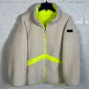 Calvin Klein Performance Women's Reversible Sherpa Jacket - Chalk Safe XXL