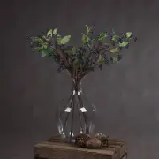 Viburnum Berry Blue Plastic Artificial Flowers & Greenery