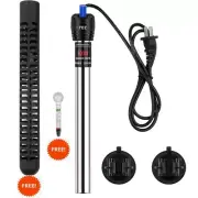 Aquarium Stainless Steel Submersible Water Heater Fish Tank Automatic 500w