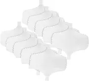 FRCOLOR 10pcs Women's Reusable Menstrual Pads Cotton Sanitary Napkins Wings Panty Liners for Comfort