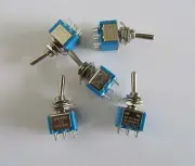 5x DPDT Guitar Mini Toggle Switch 2-Position ON-ON 6 PIN Car/Boat Switches