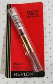 Revlon LINE & SHINE Lipcolor Lip Gloss + Liner Pencil Combo ~ MICA SHINE ~ NEW!