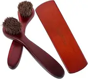 ANDRESLAD 3Pcs Shoe Brush Multi Purpose Cleaning Kit for Boots Car Seats and Furniture Handle for Comfortable Grip and Cleaning