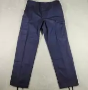 Propper BDU Trouser Men's Medium Navy Blue Button Fly Adjustable Waist Cargo NWT