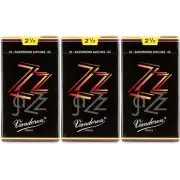 Vandoren ZZ Alto Saxophone Reeds - 2.5 (30-pack)