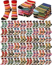 [Ramede] 48 Pairs St. Patrick's Day Socks Bulk Novelty Mardi Gras Crew Socks for Women Men Holiday Party Dress