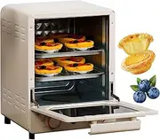 15L Countertop Mini Oven Air Fryer with Adjustable Temperature and Timer