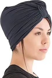 CHARM Womens Chunky Turban Headband Headscarf Winter Head Wrap Chemo Hat Natural Hair