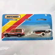 Matchbox TP-110 Superfast Two-Pack Matra Ranchero Surf & Inflatable Boat Trailer