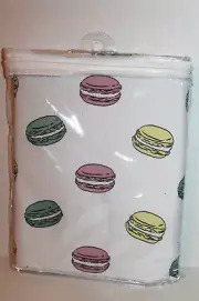 Waverly "Life is Sweet" Macaroon Print Rod Pocket Panel Window Curtain 42" x 84"