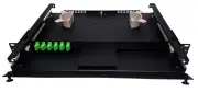 6 Fiber 1RU Rack Mount FDP Patch Only w/ 6 SC/APC Simplex Adapters