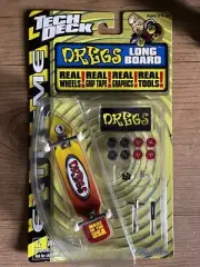 VERY RARE TECH DECK DREGS LONGBOARD SKATEBOARD SECTOR NINE 2000 NEW SEALED