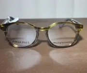 Jonas Paul Eyeglasses Rx Frames 46-16-130 Stripped Maple