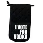 Vote For Vodka - Novelty Double Mitt Oven Gloves Double Kitchen Chef BBQ Mitts