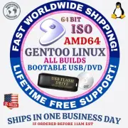 GENTOO LINUX OS BUILD MINIMAL | QCOW2 | LIVE-GUI 64BIT USB-DVD LIVE-FULL INSTALL