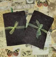 HANDMADE Pocket Book FIELD NOTES NATURE Junk Journal Grimoire Tome Cosplay Diary