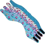 Mikinona 4Pcs Adjustable Bathing Ear Covers Swim Headband for Ear Protection Shower and Swimming Comfortable Neoprene Design Random Style