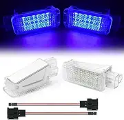 Jodriva 2Pcs LED Footwell Under Courtesy Light Luggage Glove Box Lamps, for Porsche, 911 997, for Carrera, Turbo, for Cayenne, Boxster 987 Cayman 981 car Door Light(Charm Blue 2)