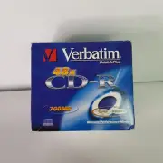 NEW Verbatim CD-R Blank Compact Disc 9 Pack Set 48x 700mb Double Preotection