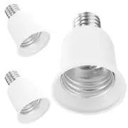 3pcs Light Sockets Light Bulb Adapter Socket Converter E17 To E26/E27 Converter