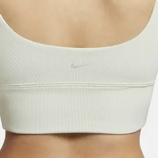 NIKE AS W NK ALATE SOLO RIB BRA 女運動內衣-淡綠-FZ6508020 L 綠色