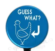 Chicken Retractable Badge Holder, Funny Office Badge Reel, Chicken Badge GG1091