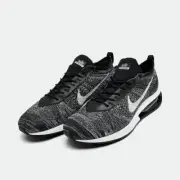 Nike Air Max Flyknit Racer Oreo Black White Grey DJ6106-001 Sz 10.5 11 11.5 12