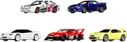 Hot Wheels Premium Car Culture Mountain Drifters Design Container Set, 5 1:64 Scale Toy Drift Vehicles, Premium Execution, Toy for Collectors