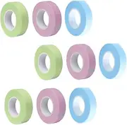 VINTORKY 12Rolls Breathable Eyelash Grafting Tape Soft Adhesive DIY Eyelashes Extension Patch for Professional Use Low Sensitivity