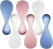 Ciieeo 6pcs Stand Up Rice Spoon Set Nonstick Heat Resistant Rice Cooker Utensil Scooper Shovel Serving Spoon Kitchen Cooking Tool