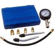 Spark Plug Cylinder Compression Tester Test Kit Measuring Tool w/ O-ring