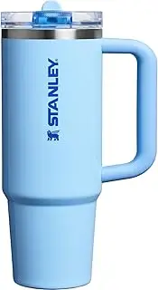 Stanley Quencher ProTour Flip Straw Tumbler with Leakproof Lid 30 oz | Built-in Straw and Handle | Cup Holder Compatible for Travel | Insulated Stainless Steel Cup | BPA-Free | Cornflower Gloss