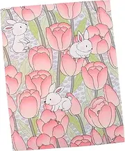 PLAFOPE Book Cover Sleeve Protector for Notebooks Lightweight Reusable Decorative Book Cover for Hardcovers Paperbacks Journals for Book Lovers