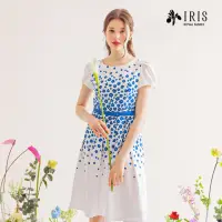 在飛比找momo購物網優惠-【IRIS 艾莉詩】氣質花海印花洋裝-2色(32649)
