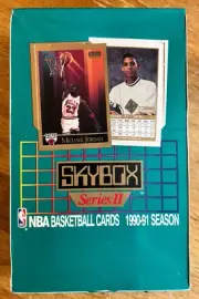 1990-91 SkyBox Basketball Series 2 Sealed Box 36 Packs 15 Cards Each Jordan