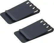 NICENEEDED Pack of 2 Money Clips Money Clips Made of Steel Minimalist Wallet for Front Pocket Large Capacity Slim Money Clip Credit Card Holder for Men