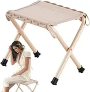 Folding Stool | Folding Foot Stool Collapsible Chair | Outdoor Fold up Lightweight Camp Seat for Camping Fishing Picnic Travel Hiking