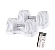Adjustable Dumbbell 12.5/25lb Set of 2 Weight Training BZ-QCD-W-25