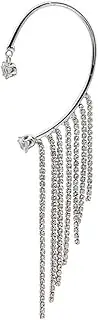 LIFKOME Fashionable Tassel Ear Cuff Silver Women's Jewelry Non Piercing Ear Wrap Earrings for Daily Wear and Special Events