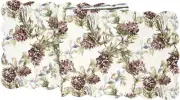 C&F Home Cooper Pines Pinecone Lodge Cotton Quilted Table Runner Runner Green