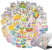 Easter Holiday Decals | Happy Easter Holiday Decoration Decals | Seasonal Easter Laptop Stickers Bulk for Scrapbooking, Cards, Envelope