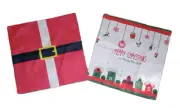 Throw Pillow Covers Christmas Holiday Santa Clause Zippered Set Square Red White