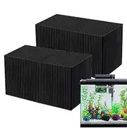 Water Trough Purifier, Activated Carbon Filters, 1.97 x 1.97 x 3.94 Inches, Strong Water Clarifier, Strong Adsorption Filter Cube for Fish Tanks and Livestock Troughs (Multi-Colour)