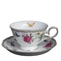 在飛比找Yahoo!奇摩拍賣優惠-[現貨]祕密花園英式咖啡杯 下午茶 骨瓷杯 奶茶杯 花茶杯 