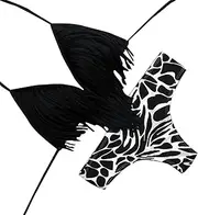 [Generic] 3X Bathing Suits for Women Plus Size with Skirt Bikini Tassel Swimwear Padded Women Bra Bathing Swimsuit Push-up Set Sexy Swimwears Tankinis Set Bathing Suit Top 2X