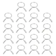 Fuel Line Hose Clips, 18Pcs 11.5mm 304 Stainless Steel Tubing Spring Clamps