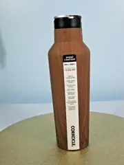 CORKCICLE SPORT CANTEEN 20oz ~ WALNUT WOOD ~ NEW