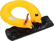 Manual Inflatable Life Belt PFD with Reflective Tapes Safety Whistle 150N Buoyancy for Sailing Fishing SUP Kayak Boating Water Sports Activities